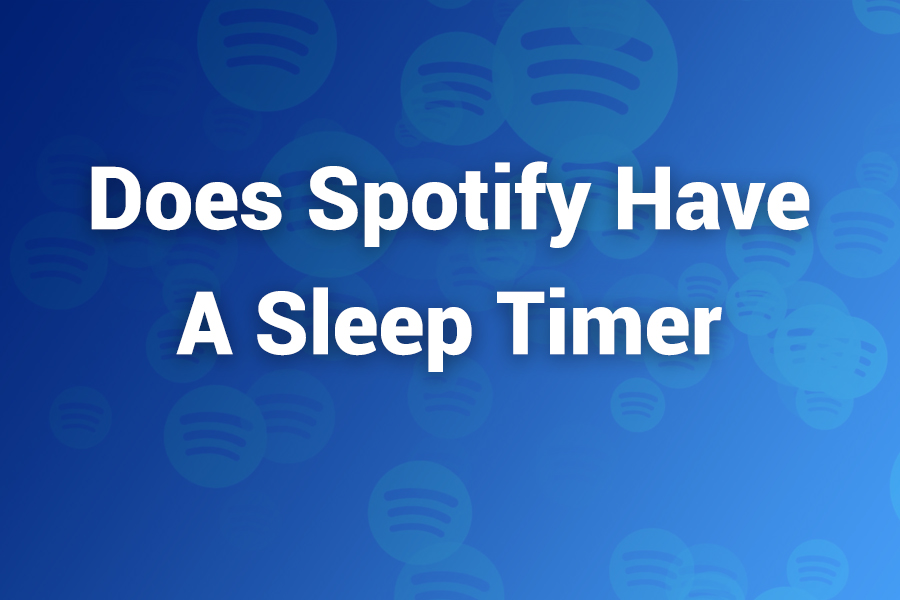 does spotify have a sleep timer