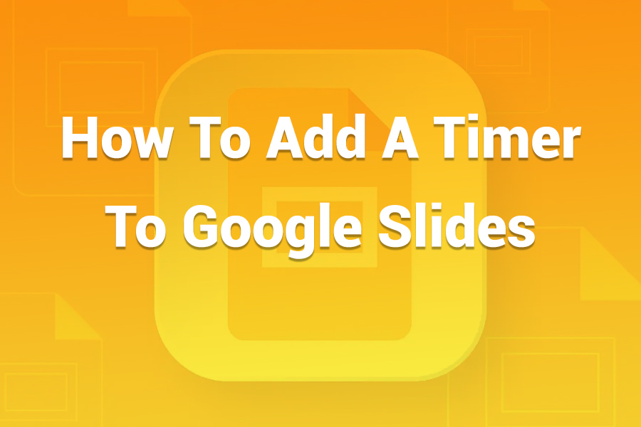 how to add a timer to google slides